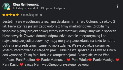 Opinia - Olga Rymkiewicz