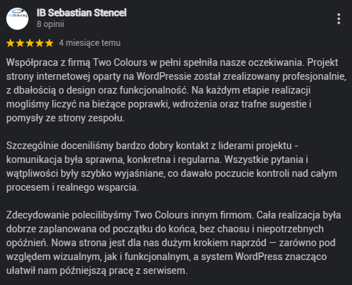 Opinia - IB Sebastian Stencel